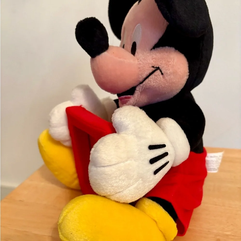Vintage Disney Mickey Mouse Plush Photo Frame